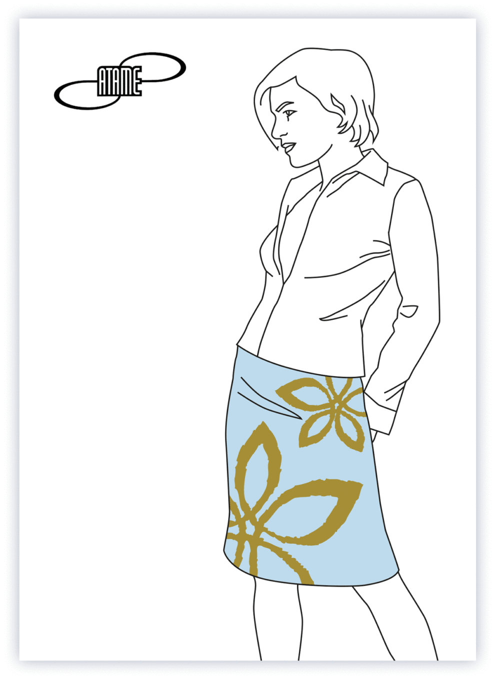 Modeillustrationen für Einladungskarten - Atame, Zürich