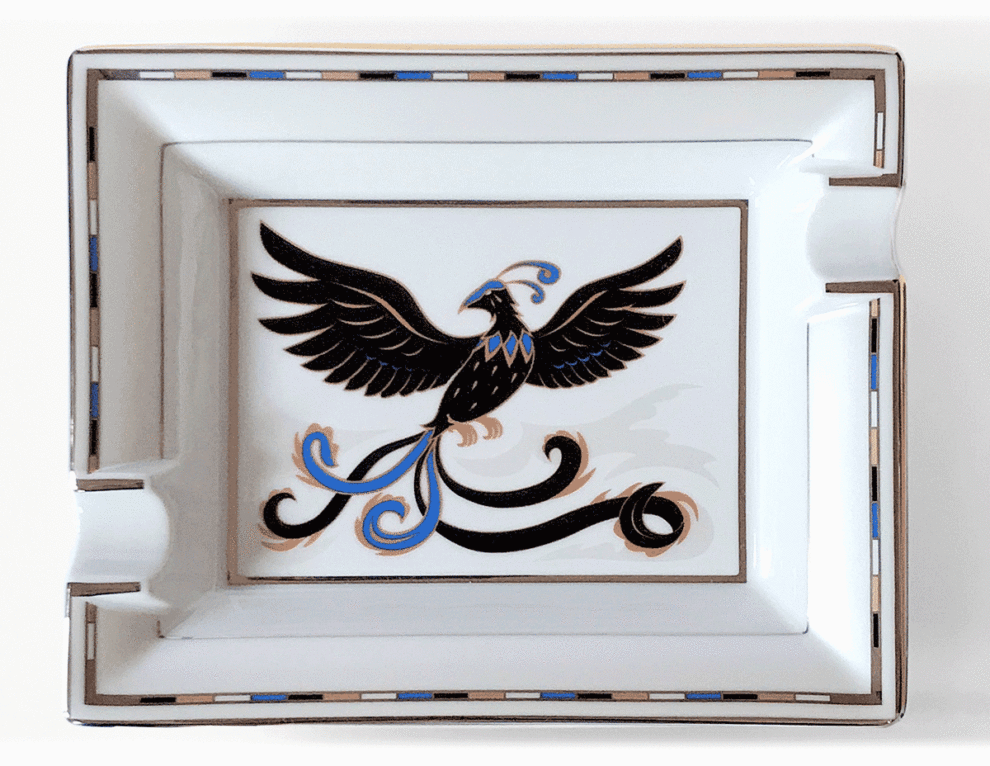 Aschenbecher aus Porzellan