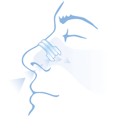 Illustration der Verpackung für Nasal Strips